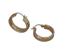 Orecchini in argento sterling 925 da donna, orecchini circolari in oro alla moda, gioielli di moda for prevenire le allergie(Blanco)