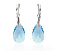 Orecchini in argento sterling ganci realizzati con 6106 cristalli Primero®...