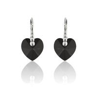 Orecchini in argento sterling ganci realizzati con 6228 cristalli Primero®...