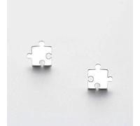 Orecchini in Argento Sterling S925 Femminili Semplici e Divertenti, Piccoli Pezzi Di Puzzle, Orecchini, WOZUIMEI, Orecchini in argento sterling,