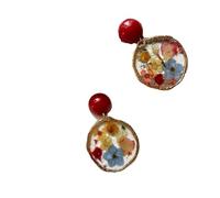 Orecchini in gomma da 2 pezzi, orecchini personalizzati placcati in oro 14K, orecchini antiallergici, orecchini creativi, accessori da donna
