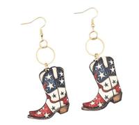 Orecchini In Legno Robusti Per Le Mani Con Stili Occidentali Retrò Ideali Festival Musicali E Forniture Feste Usi Quotidianamente