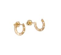 Orecchini in oro giallo 9ct ferro di cavallo