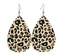Orecchini In Pelle A Goccia Per Donne Animals Abstract Modern Leopard Moda Orecchini Da Donna In Finta Pelle Leggeri Ciondolo Con Pendente A Goccia Per Accessori Feste Matrimoni