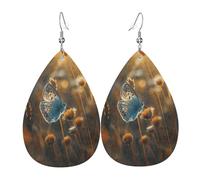 Orecchini In Pelle A Goccia Per Donne Butterfly In Wildflower Meadow Squisito Orecchini Da Donna Lussuoso Ciondolo Con Pendente A Goccia Per Feste Uso Quotidiano Feste