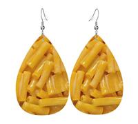 Orecchini In Pelle A Goccia Per Donne Chocolate Chip Cookie Eleganti Orecchini Da Donna Innovativi Ciondolo A Goccia Per Uso Quotidiano Accessori Feste