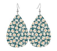 Orecchini In Pelle A Goccia Per Donne Flower Spring Daffodil Blooms Lussuoso Orecchini Da Donna In Finta Pelle Moda Ciondolo A Goccia Per Appuntamenti Feste Matrimoni