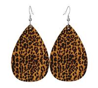 Orecchini in pelle con bandiera americana trattore per donne orecchini a goccia leggeri pendenti orecchini a cerchio gioielli regali, One Size, Pelle sintetica, Non pietra preziosa
