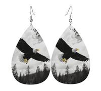 Orecchini in pelle con motivo baseball sul fuoco, orecchini a goccia, leggeri, orecchini a cerchio pendenti, gioielli regalo, One Size, Pelle sintetica, Non pietra preziosa