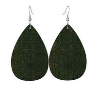 Orecchini in pelle con stampa formula matematica, orecchini pendenti, gioielli leggeri a goccia, pendenti per feste in costume, Misura unica, Pelle