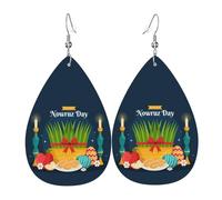 Orecchini In Pelle Happy Nowruz | Orecchini in pelle a forma di lacrima leggeri e lussuosi Per feste e appuntamenti Every Outfit