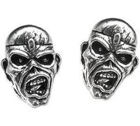 Orecchini In Peltro A Coppia Iron Maiden Piece Of Mind Eddie Nuovi Di Zecca