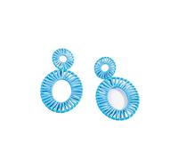 Orecchini in Rafia Orecchini Pendenti a Goccia per Gioielli da Donna Fatti a Mano con Orecchini di Moda per Ragazze Durability And Fashion