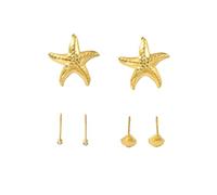 Orecchini In Stile Costiero Con Strass Scintillanti E Forme Moderne Moda Orecchio Accessori Per Le Donne Casual Ear Geometrico Accessori