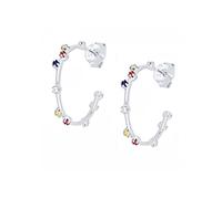 Orecchini in zircone colorato Orecchino a perno per le donne Orecchini penetranti Gioielli Pendientes Rubinetti per la casa