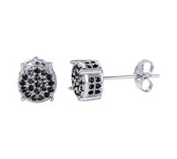 Orecchini Iniziali con zirconi scintillanti e pavé, accessori squisiti e meravigliosi che mostrano un perfetto per ogni occasione. (BK1, One Size)