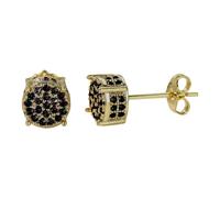 Orecchini Iniziali con zirconi scintillanti e pavé, accessori squisiti e meravigliosi che mostrano un perfetto per ogni occasione. (BK2, One Size)