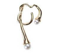 Orecchini irregolari Preal Ear Cuff Earless Hole Orecchino Polsini per orecchie non forate Oro per le donne per le donne non piercing