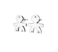 Orecchini Le Bebè - al lobo - maschietto in oro bianco