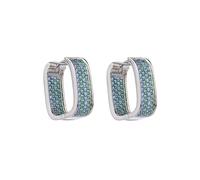 Orecchini Leggeri In Stile Lussuoso, Geometrici, Semplici E Versatili, Orecchini Quadrati Tridimensionali Con Micro-borchie Di Zirconio, Fibbie For Orecchini Di Design