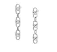 Orecchini Liu Jo Monogram Con Pendenti Donna Argento