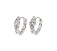 Orecchini Lobo Argento 925 rotondi in metallo alla Orecchini geometrici vintage in ottone placcato Orecchini Argento Bambina Cerchietti (g-Gold, One Size)