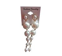 Orecchini Lunghi da Donna Orecchini a Cerchio in Finta Perla Stringa lineare Ciondola Il Banchetto Anniversario Gioielli Elegante e Popolare Durable Design