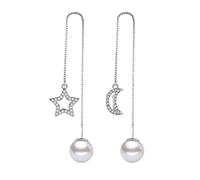 Orecchini lunghi per ragazze e donne, perle cave, luna e stelle, ciondolo novità, gioielli alla moda, ideali per le donne, molto pratici e popolari, utili ed eleganti.