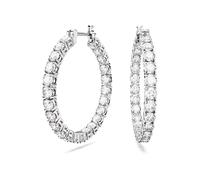 Orecchini 'Matrix' Donna Swarovski One Size argento / trasparente