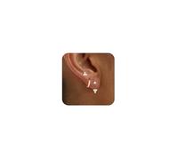 Orecchini Mesaro da Donna - Set di Orecchini Placcati Oro 14K/Argento per Piercing Multipli, Regali di Compleanno per Lei e per la Mamma, Gioielli Raffinati