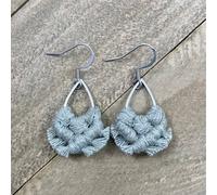 Orecchini Micro A Goccia Con Frange