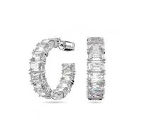 Orecchini Millenia Swarovski a buco bianco rodio 5612673