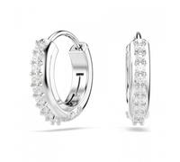 Orecchini mini cerchio a buco Swarovski Matrix placcati rodio 5690670