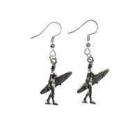 Orecchini Miniblings Surfer Girl Surferina Surfing Surfbrett