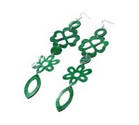 Orecchini minimalisti a tre foglie ornamentali dal design versatile accessorio per orecchie pendenti adatti a tutti gli abiti ed età orecchini alla moda