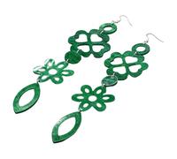 Orecchini minimalisti a tre foglie Ornamento Design versatile Accessorio per orecchio pendente Adatto a tutti abiti e le età Orecchini alla