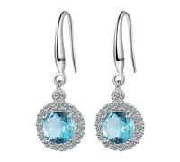 Orecchini Minimalisti Zirconi, Per Tutto il Giorno, Regalo Compleanno Ragazza (Gioiello Moda Italiana)