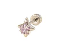 Orecchini moderni in acciaio inox a forma di stella, per piercing alla cartilagine, gioielli robusti ed eleganti, idea regalo, One Size, come descritto, come descritto