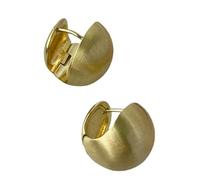 Orecchini moderni minimalisti con finitura in rame, gioielli per feste o abiti da festa, orecchini a sfera spazzolati, Matte, come descritto, come descritto