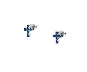 Orecchini Morellato Tesori - Lobo Croce Zirconi Blu (SAIW219)