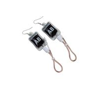 Orecchini multipli riempiti di liquido di colore comodo da indossare creativo per feste a tema lingerie scura e discoteca gita accessori di Halloween orecchini, Misura unica, come descritto, come