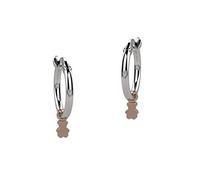 Orecchini nanan Cerchio con charms orsetto in argento 925 ref. NAN0131