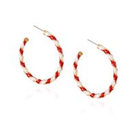 Orecchini Natalizi Canna di Zucchero Orecchini di Natale Donna Bigiotteria Natalizia Accessori per Feste, Riunioni e Cene Natalizie