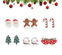 Orecchini Natalizi, Orecchini Natalizi Donna, Orecchinis Pendenti Nataliz, Orecchino Nataliz Bambina, Christmas Earrings Gioielli Natalizis, Squisiti Orecchino Pendenti Natalizis (Colore G)