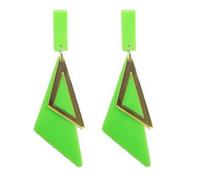 Orecchini Neon Anni 80 90, 1 Paio Orecchini In Acrilico Orecchino Donna Retrò Orecchino Colorati Pendenti per Carnevale, Accessori Vintage, Festa a Tema