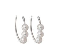 Orecchini non corrispondenti dell'ago degli orecchini della perla degli orecchini di fascia alta della varietà leggera delle donne di sensazione di qualità, Misura unica, Rame, Nessuna pietra preziosa