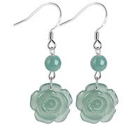 Orecchini ， orecchini giada bracciale/collana giada feng shui ricchezza amuleto antico blossom fascino attrazione moneta attrazione cristallo bracciale fei cui jadeit gioielli set bangagle reiki