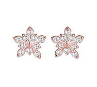 Orecchini Orecchini Gioielli Gioielli Scintillanti Cristalli di Neve Moda alla Moda corrispondenti alle allergie Metalliche Le Donne usano a Buon Mercato Creativo e utile Convenient Handled