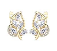 Orecchini Originale Infinito Earring Hoop Stud Drop & Dangle Women Faux Multicolor Cubic Zirconia Ear Stud Earrings Jewelry For Women Birthday Christmas Friends Gioielli Oro Valenza (GD2, One Size)