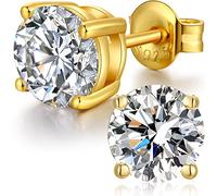 Orecchini Oro Donna Uomo Diamanti Zirconi Argento Diamante Orecchino